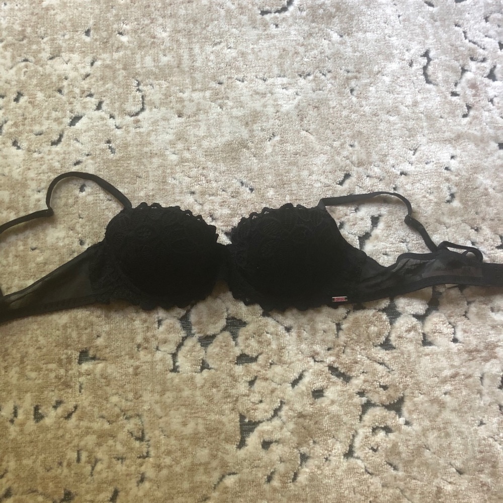 Black Lace Push Up Bra